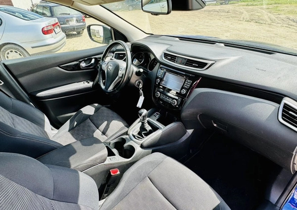 Nissan Qashqai cena 56700 przebieg: 122524, rok produkcji 2015 z Orneta małe 137